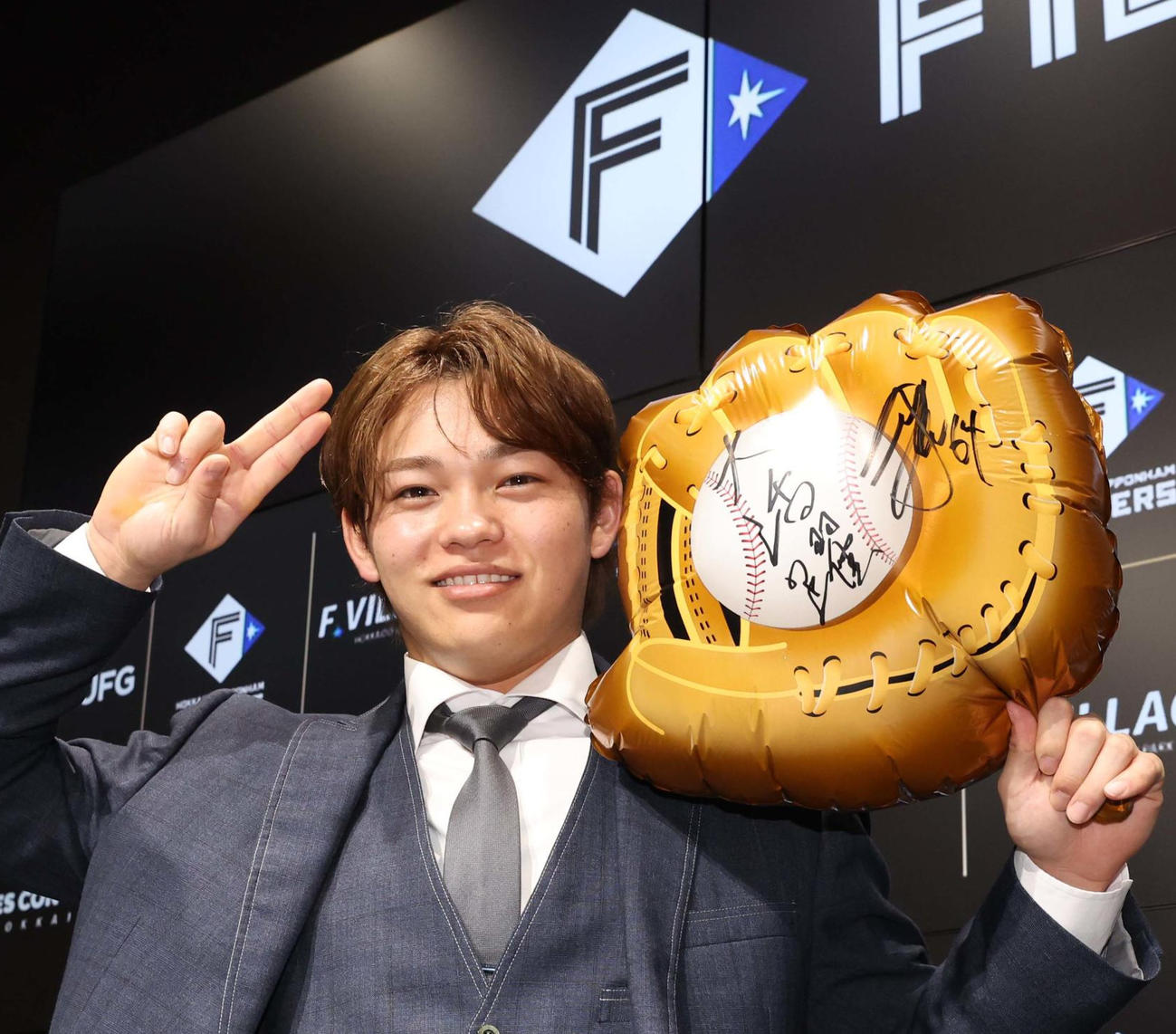 日本ハム田宮裕涼（2025年11月撮影）