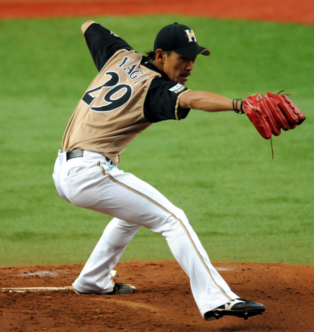日本ハム時代の八木智哉氏（12年7月撮影）