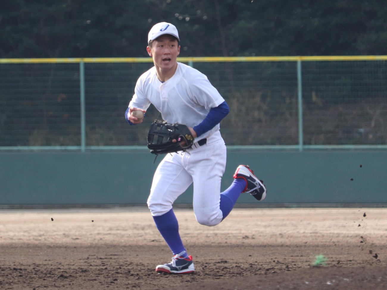 ジェイプロジェクトの木内健二内野手（撮影・中島麗）