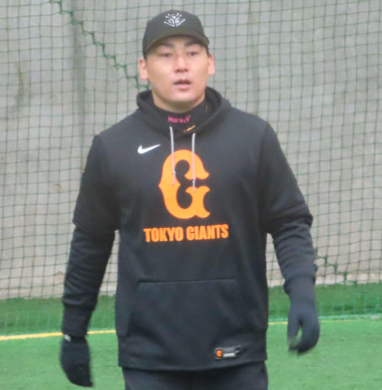 始動した巨人丸（撮影・北村健龍）