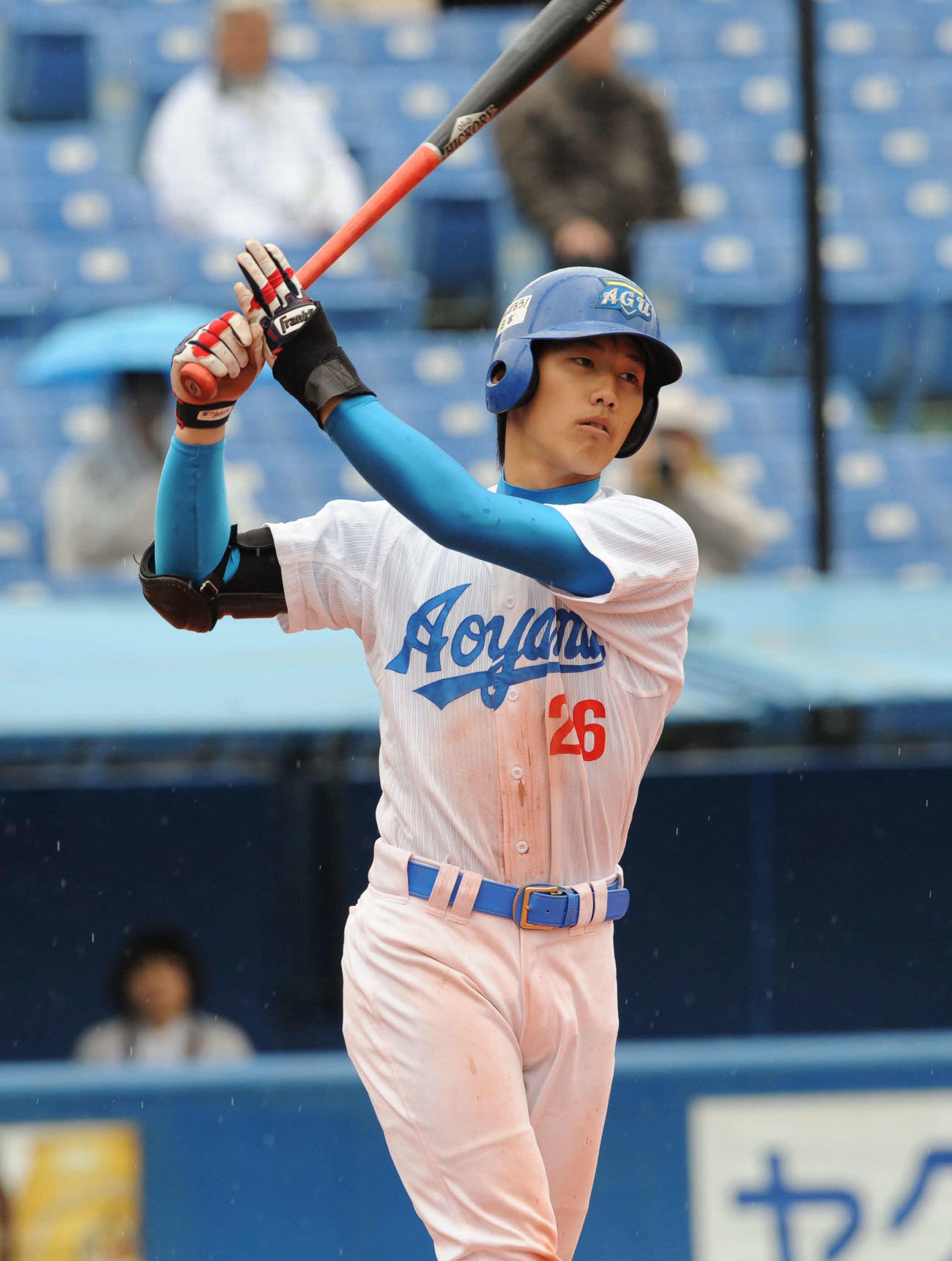 青学大時代の吉田正尚（2012年4月）