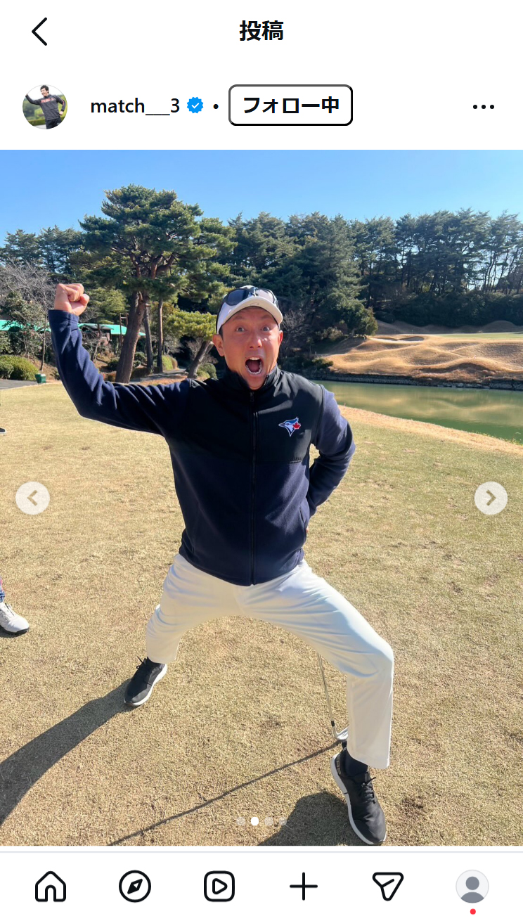 松田宣浩コーチのインスタグラムから