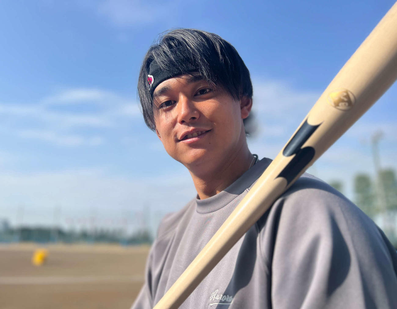 SSKとアドバイザリースタッフ契約を結んだ西武西川（撮影・金子真仁）