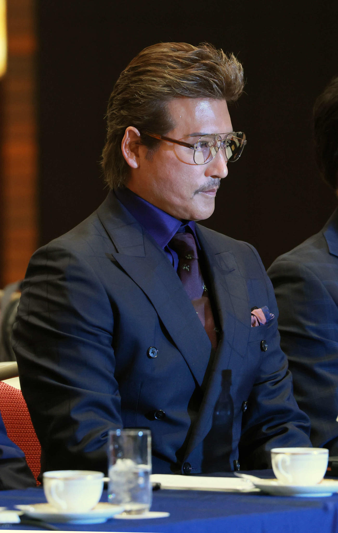 12球団監督会議に臨む日本ハム新庄監督（代表撮影）