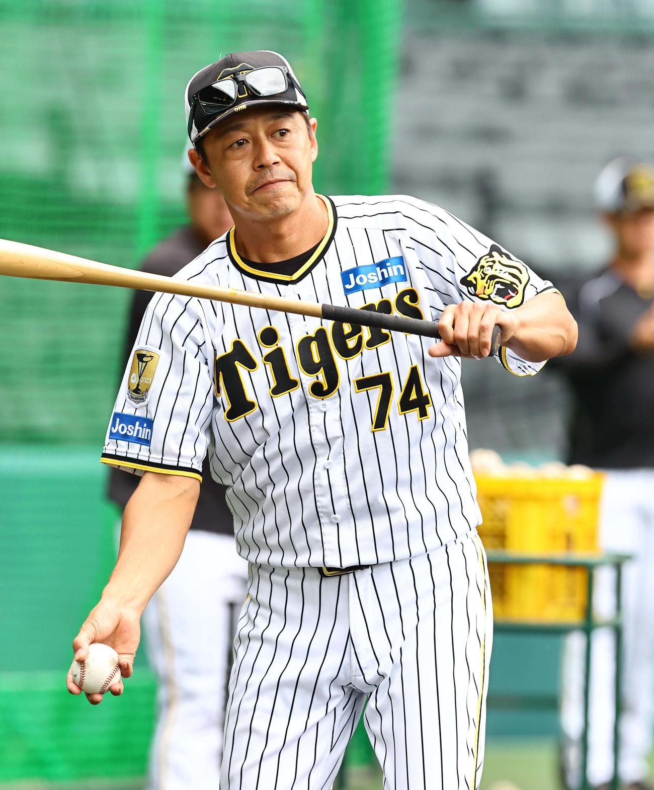 阪神藤本敦士コーチ（2024年9月1日撮影）