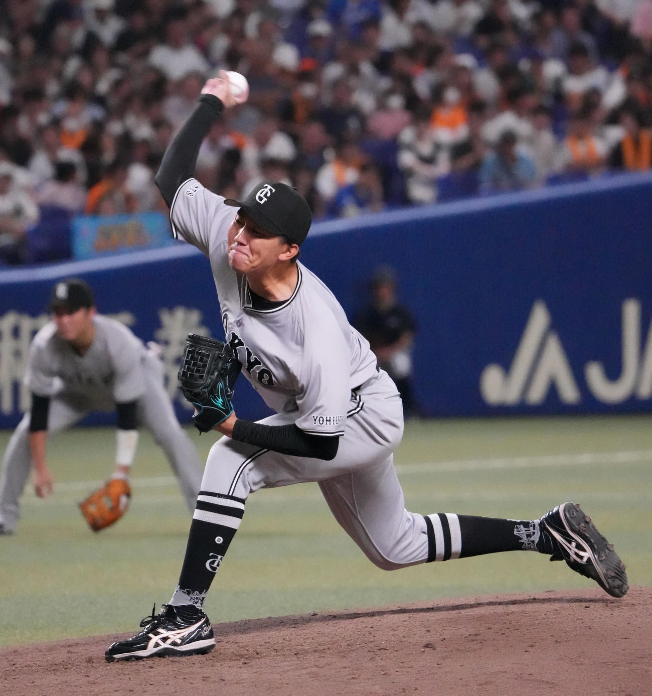 巨人田中千晴（2024年8月撮影）