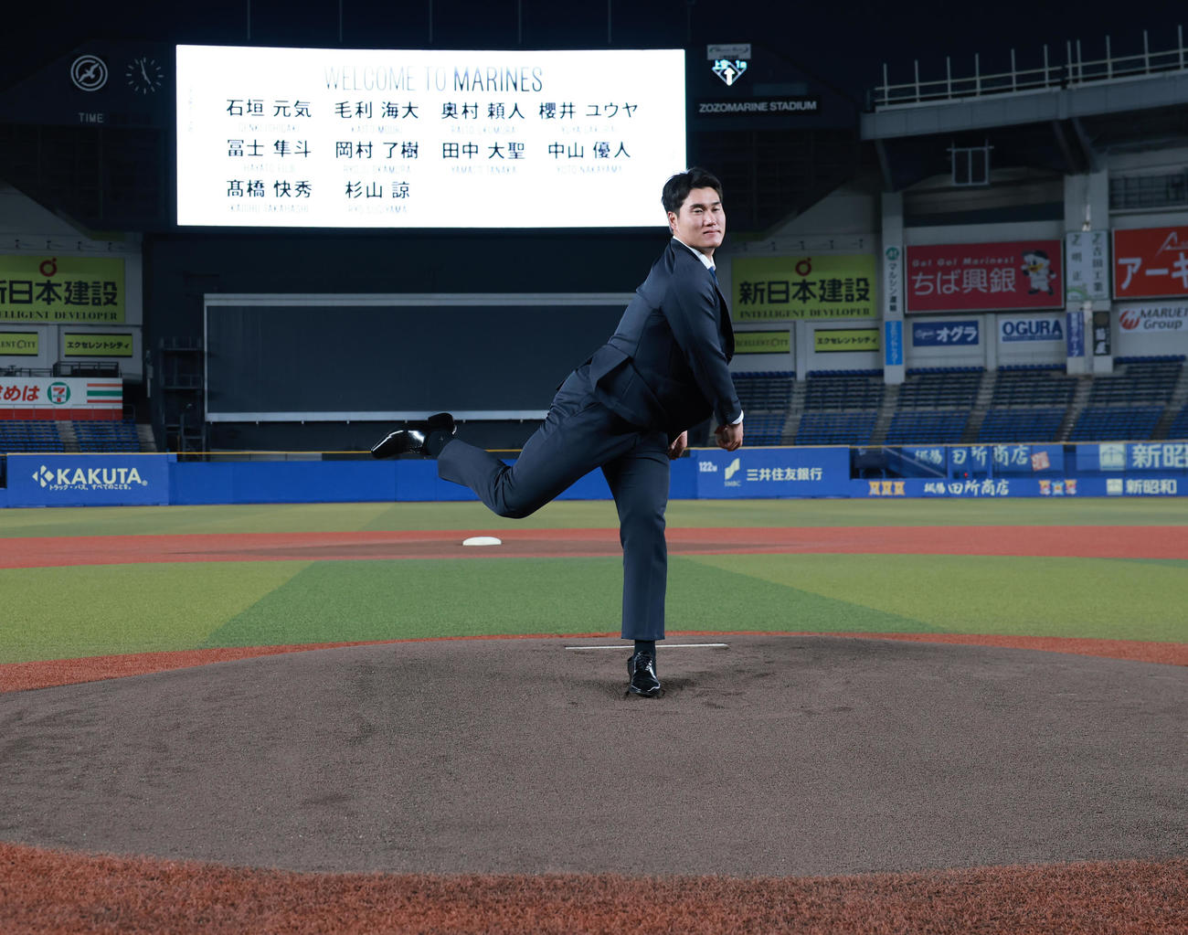 ロッテドラフトロッテ7位の田中大（25年12月撮影）