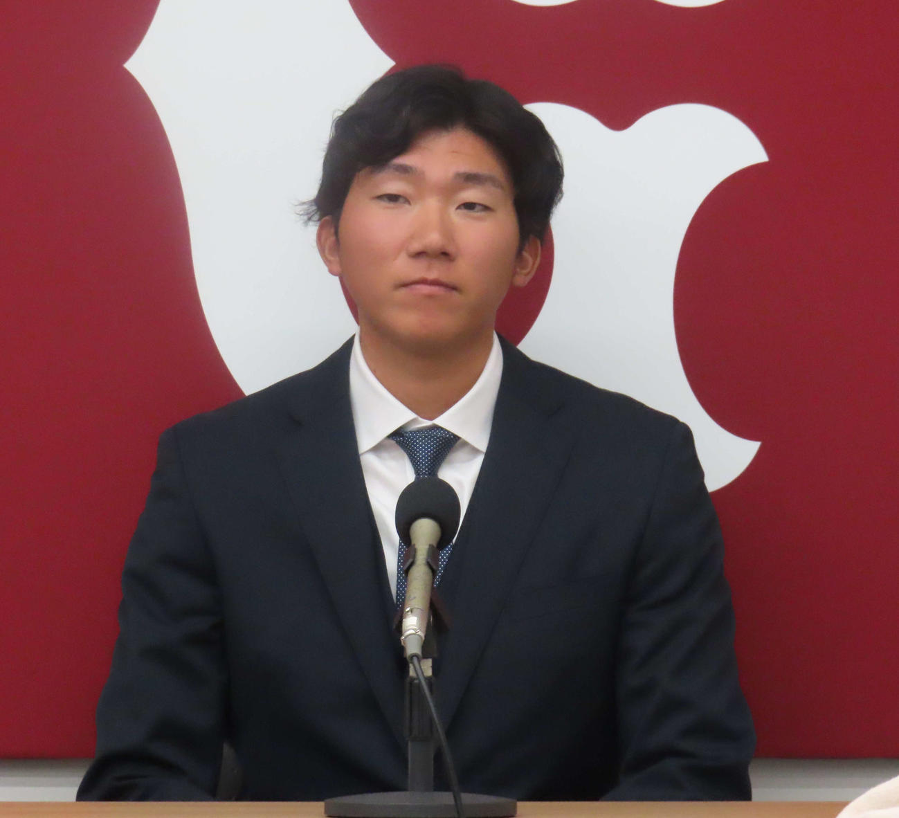 巨人田中千晴（2025年12月撮影）