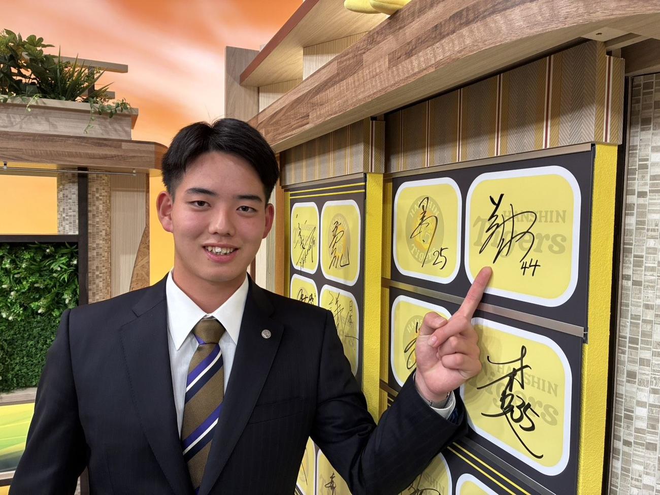 サンテレビの熱血タイガース党に出演した阪神早瀬