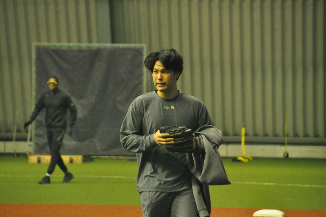 ソフトバンク藤井はこの日からリハビリ組に合流した