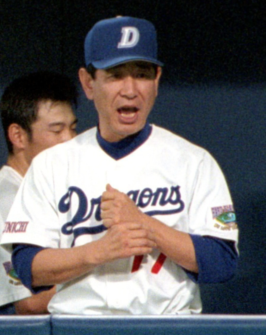 00年5月、中日監督時代の星野仙一さん