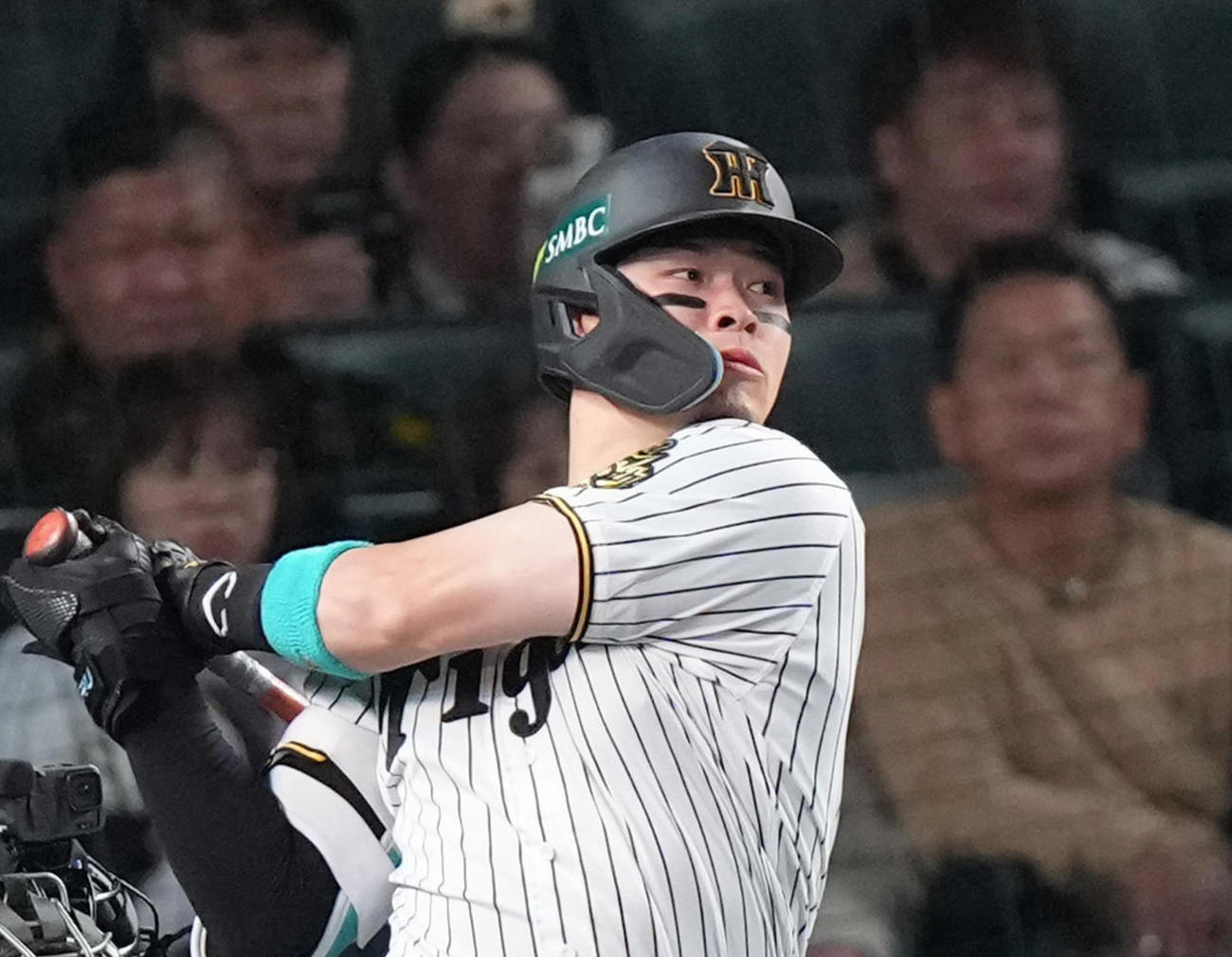 阪神佐藤輝明（2025年10月撮影）