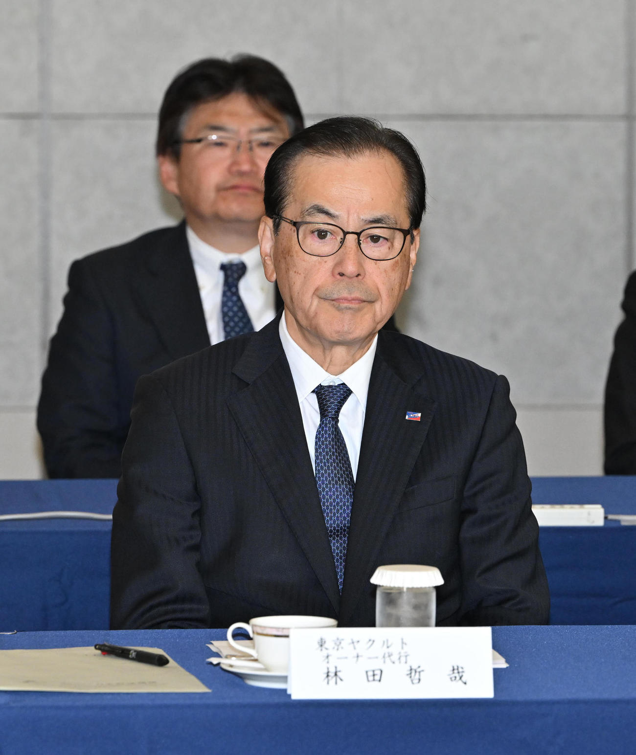 ヤクルト林田哲哉球団社長（2025年11月19日撮影）
