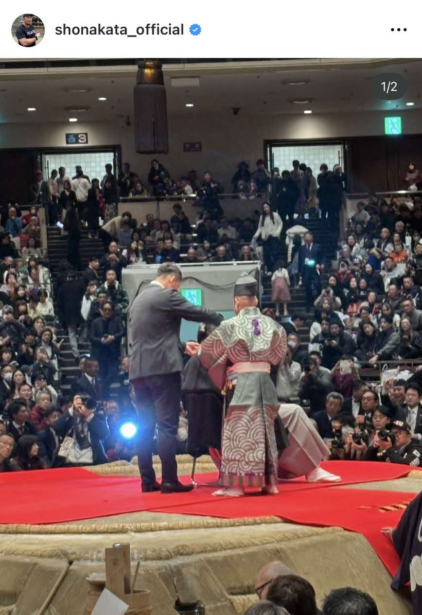 中田翔氏のインスタグラムから