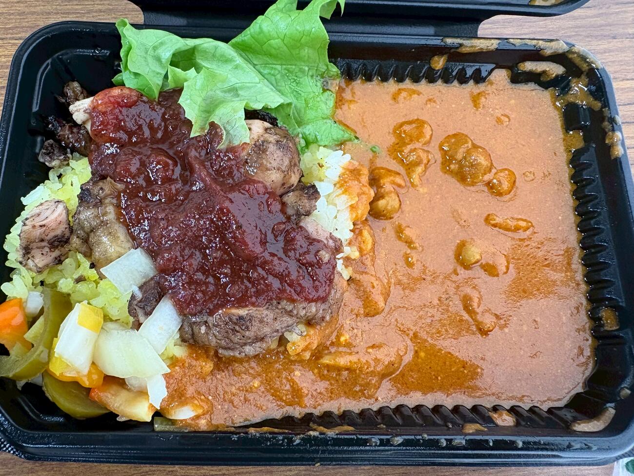 日本ハム新庄監督から報道陣に振る舞われたランチ（撮影・永野高輔）