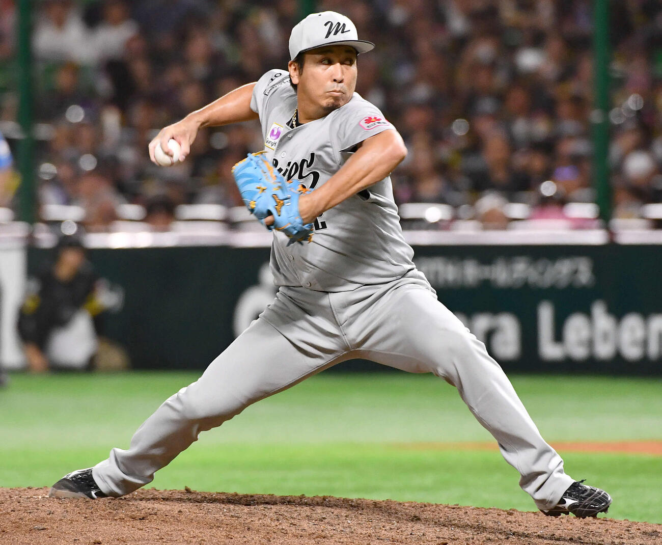ロッテ益田直也（2025年8月17日撮影）