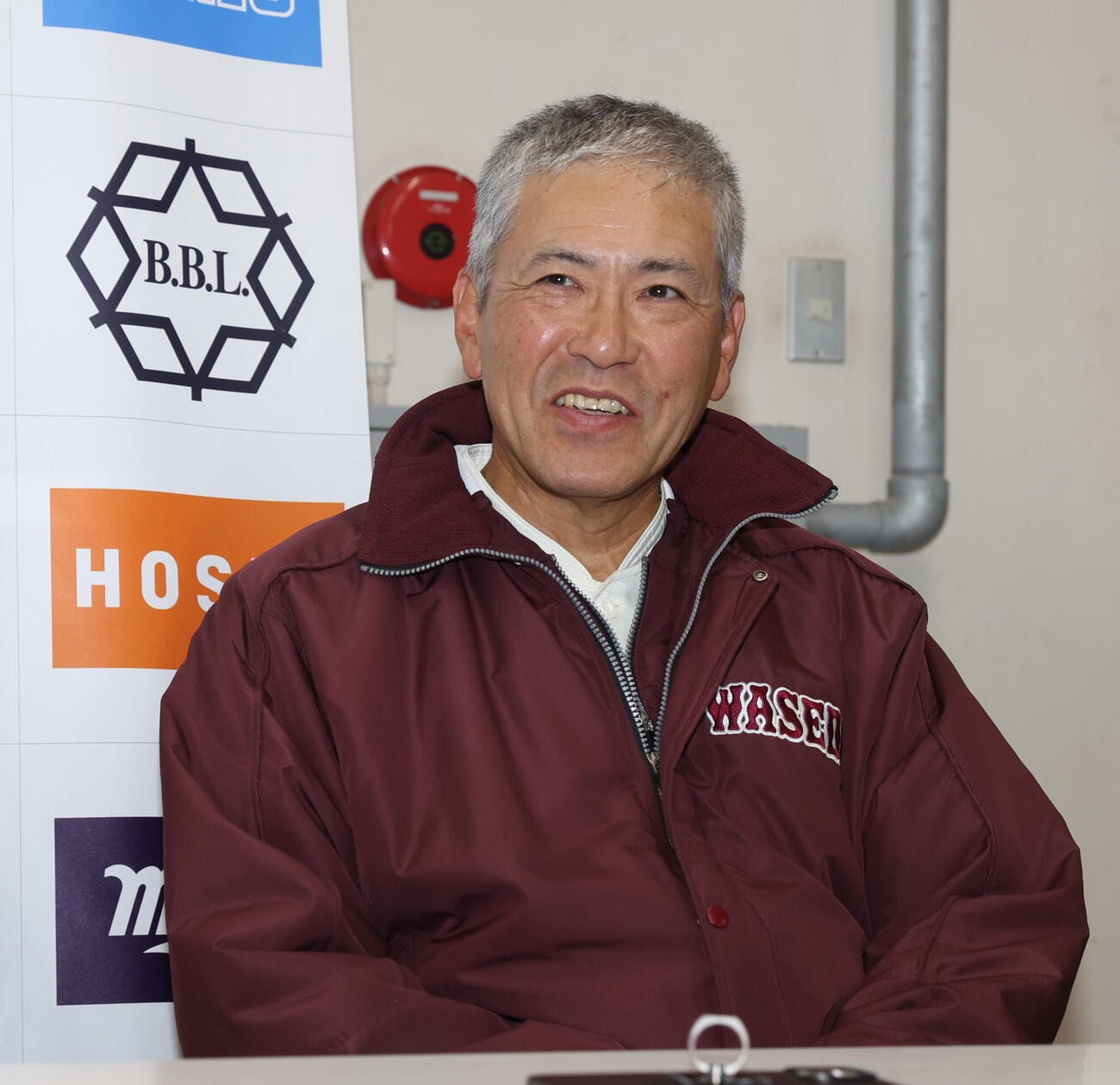 早大・小宮山監督（2025年11月1日撮影）