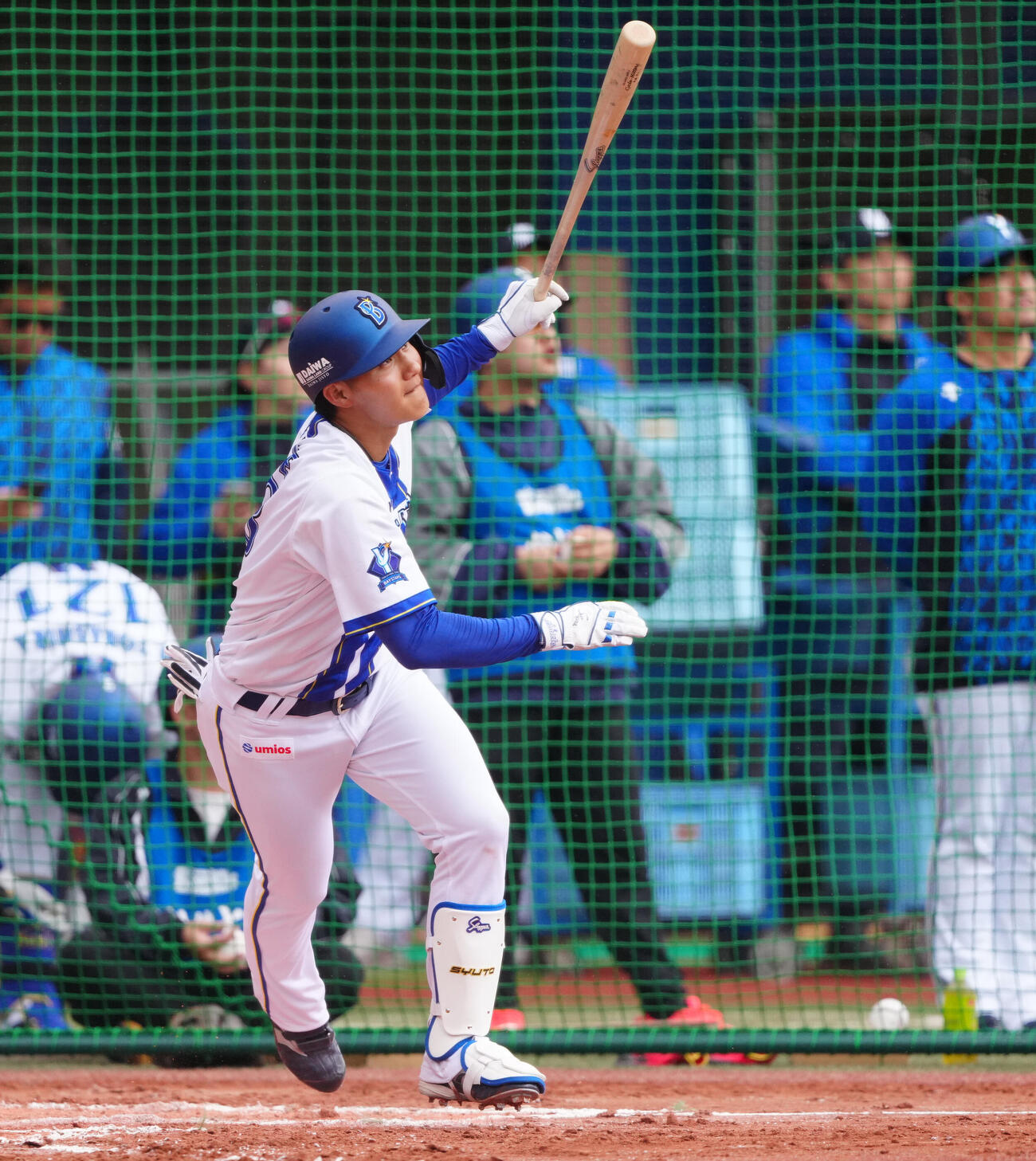 ライブBPに臨むDeNA成瀬（撮影・鈴木みどり）