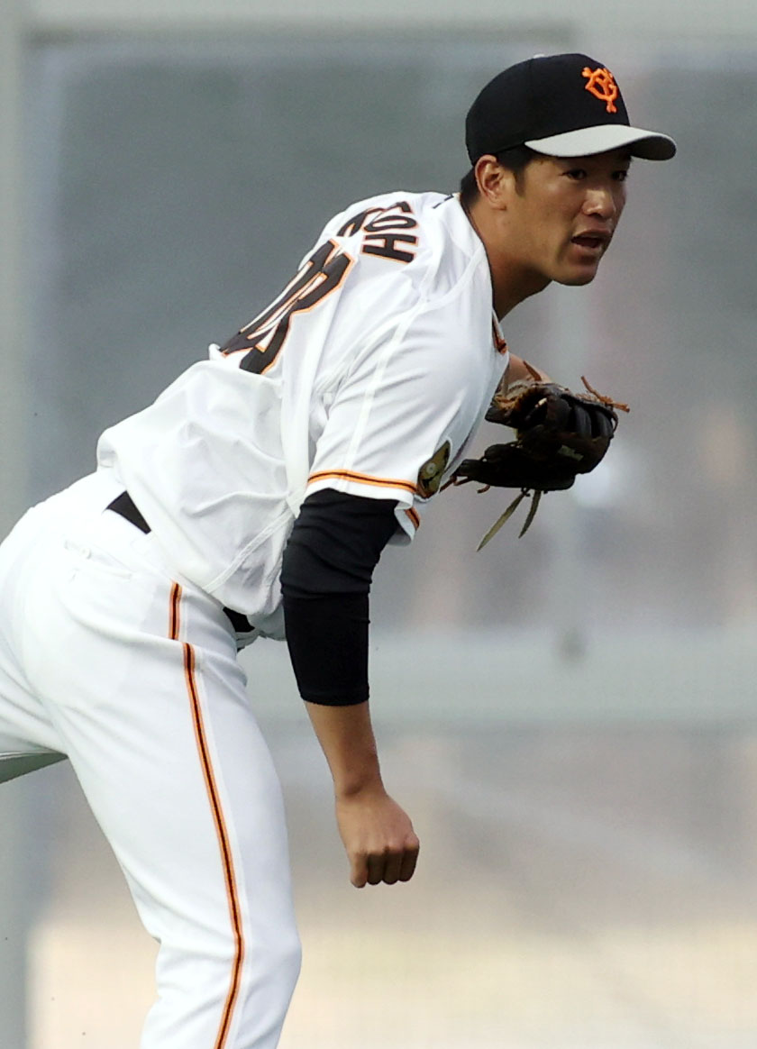巨人現役時代の加藤壮太さん（2021年2月撮影）