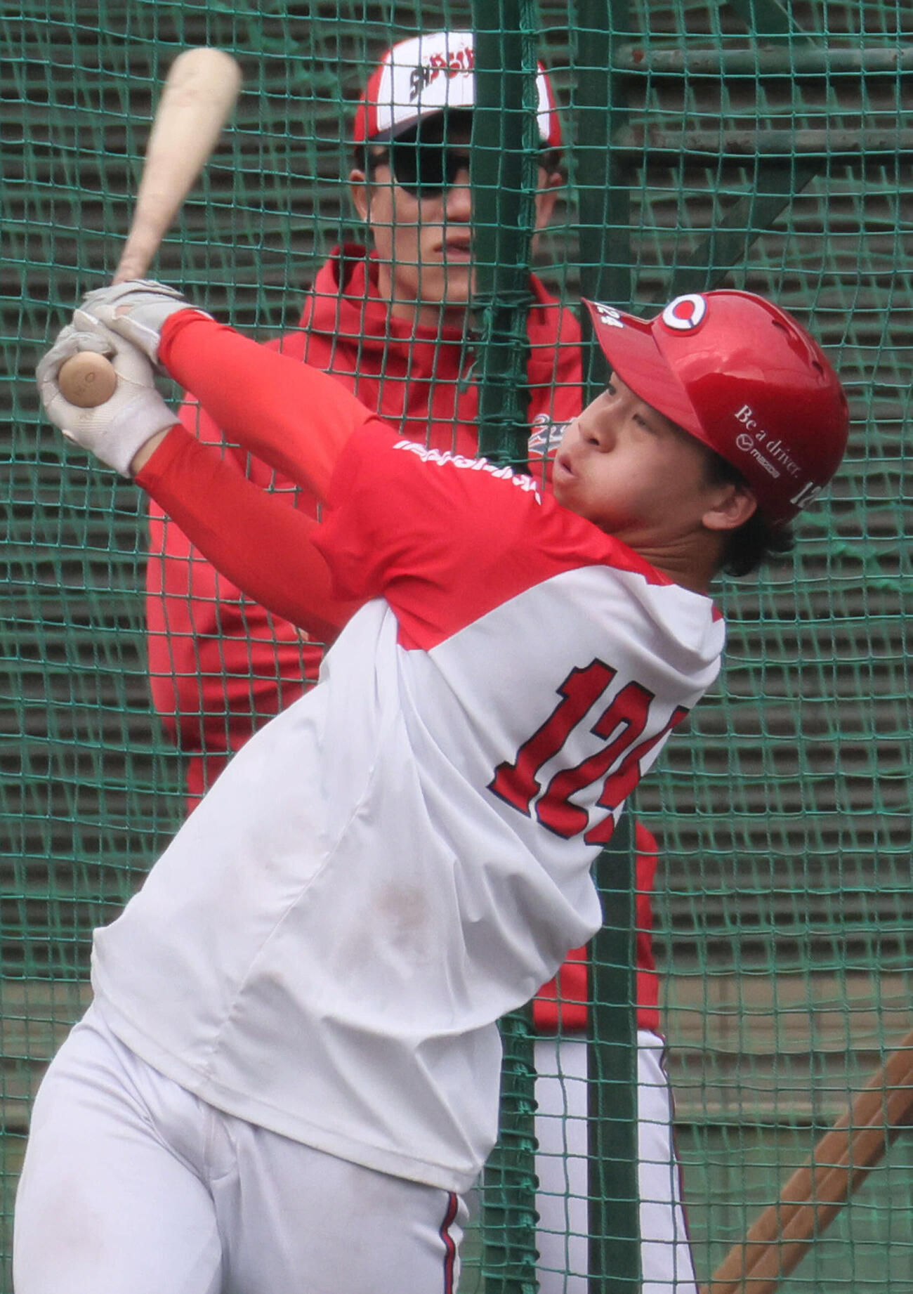 広島育成1位の小林結太（2026年2月撮影）