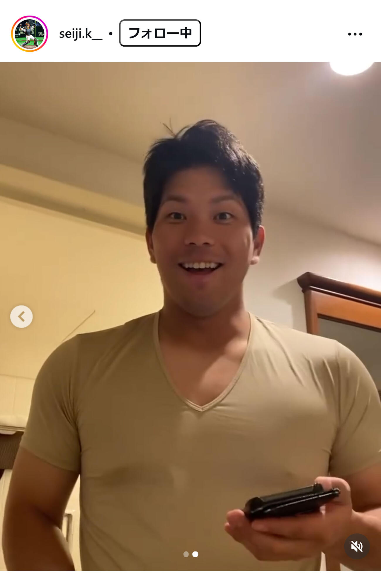 小林誠司のインスタグラムから