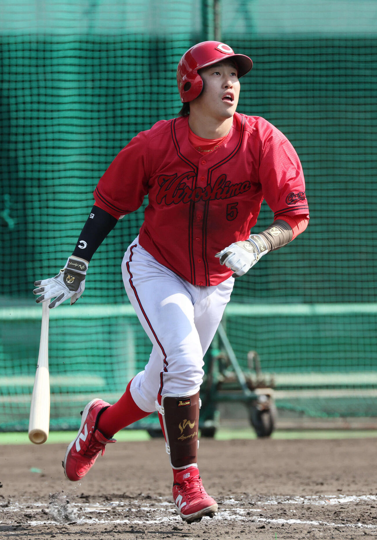 広島小園海斗（2026年2月7日撮影）
