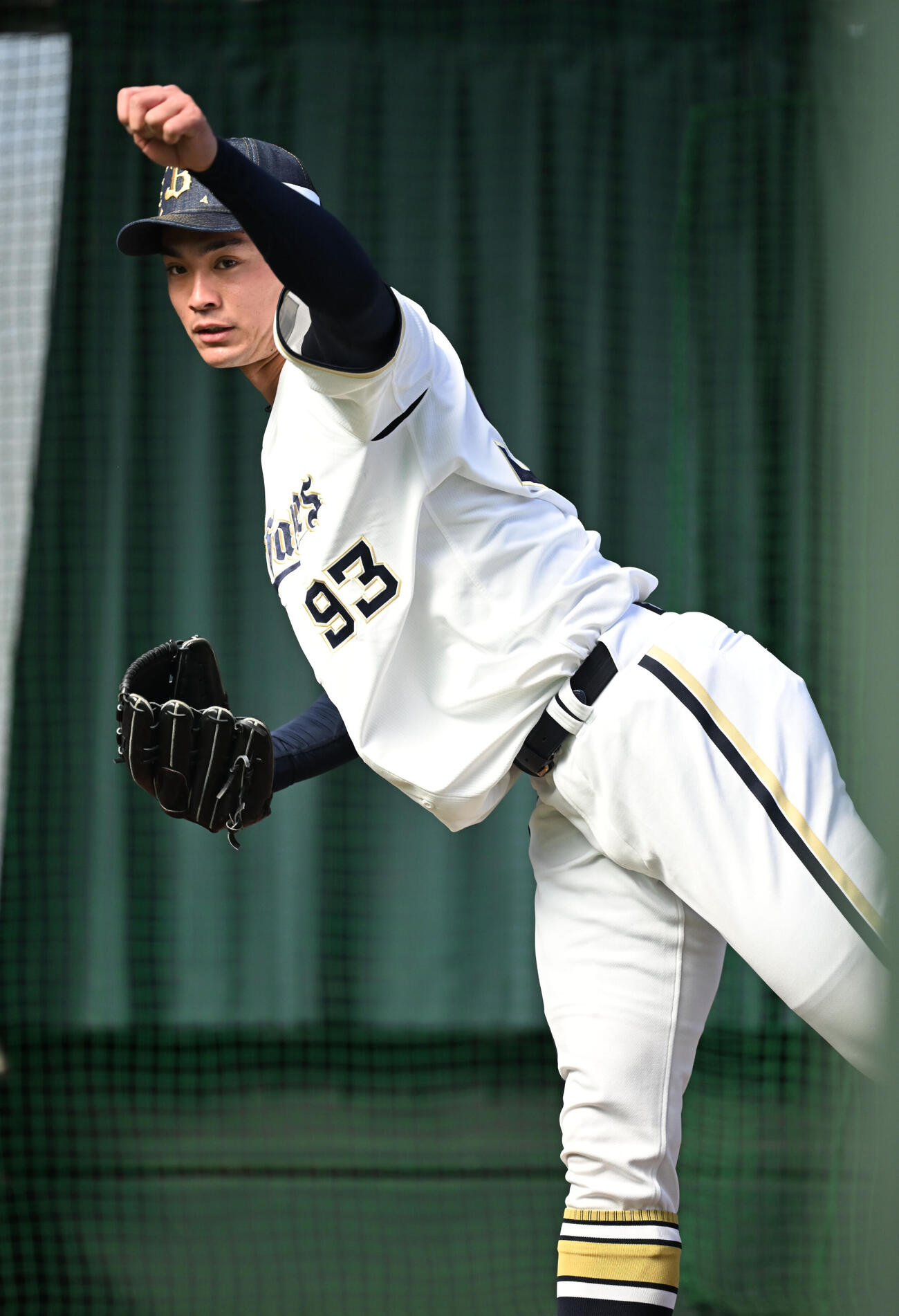 オリックス佐藤一磨（2026年2月撮影）
