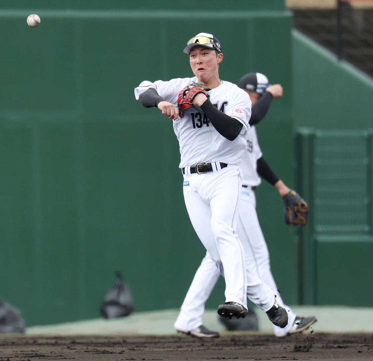 ロッテ松石信八（2026年2月撮影）