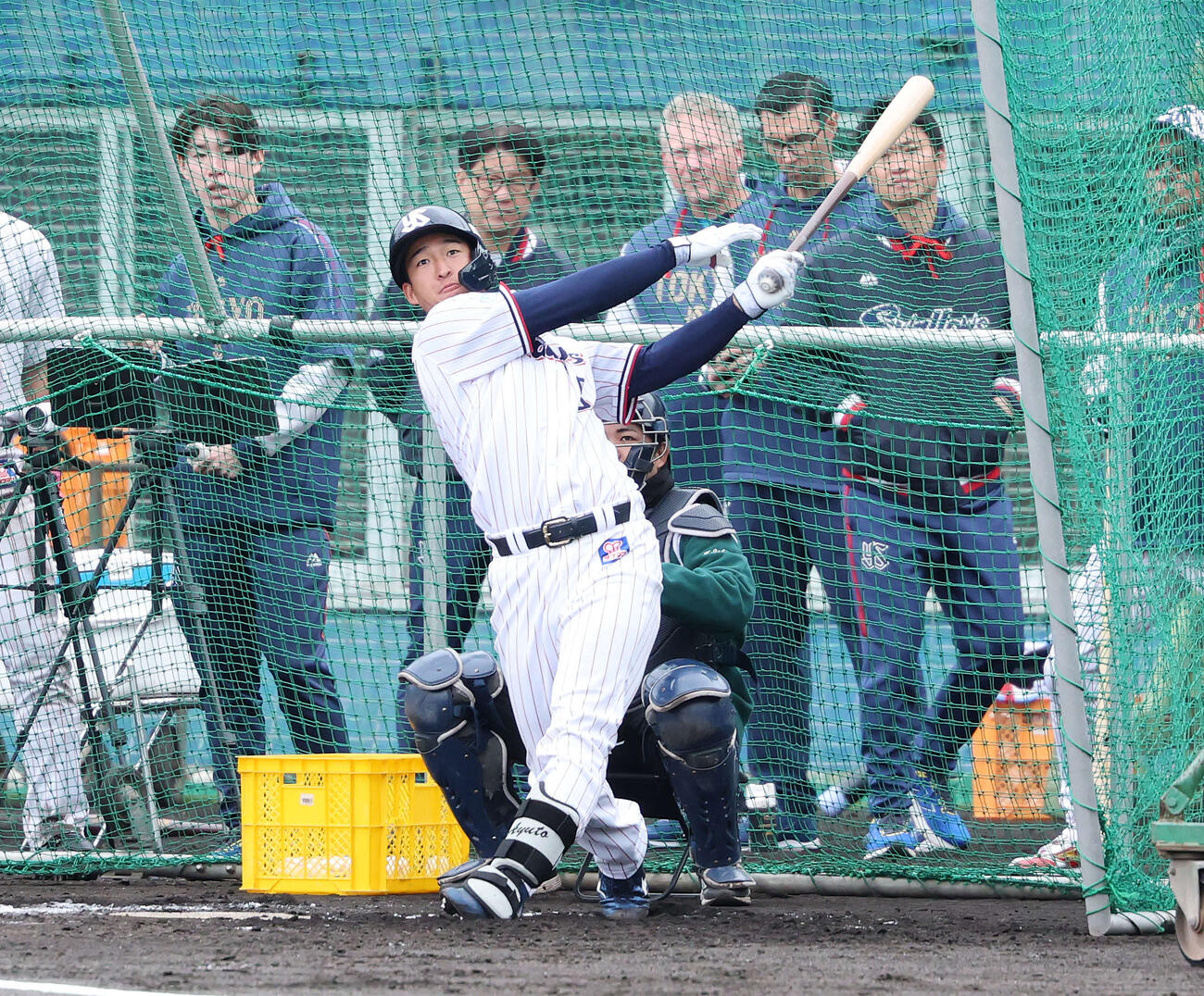 ヤクルト松下歩叶（26年2月撮影）　