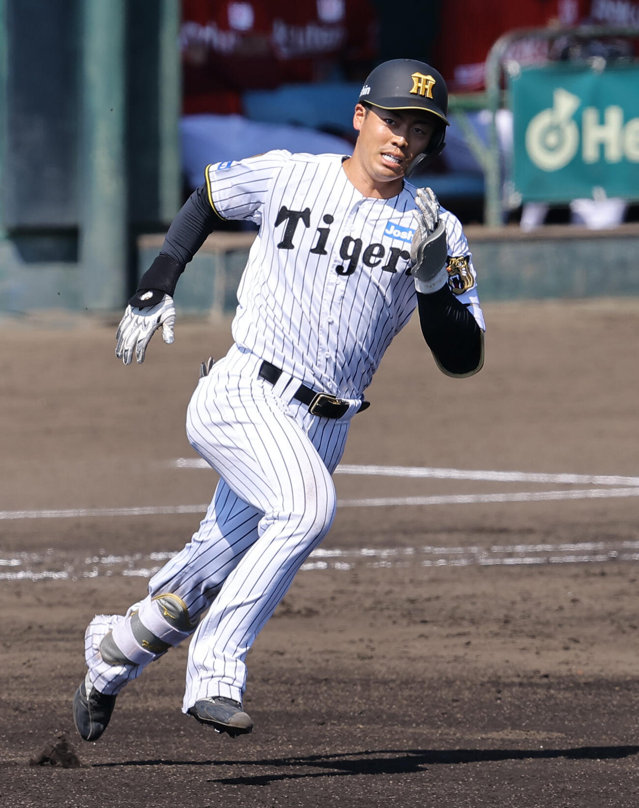 阪神対楽天　2回裏阪神2死、谷端は左飛に倒れる（撮影・上田博志）