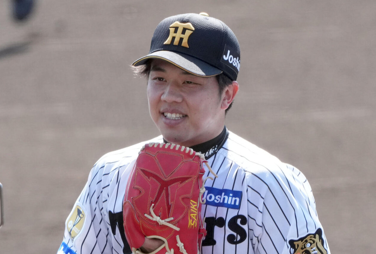 阪神才木浩人（2026年2月撮影）