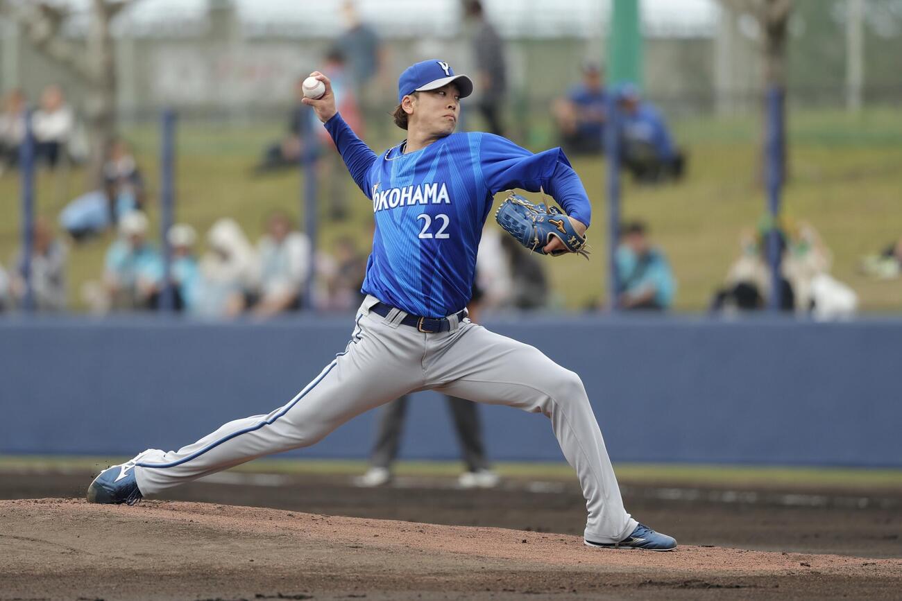 中日対DeNA DeNA先発の入江（撮影・河田真司）