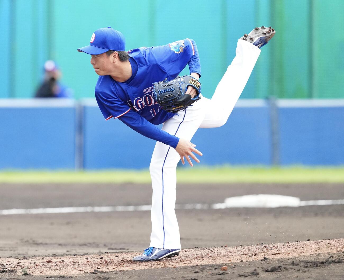 日本ハム対中日　中日2番手の桜井（撮影・江口和貴）