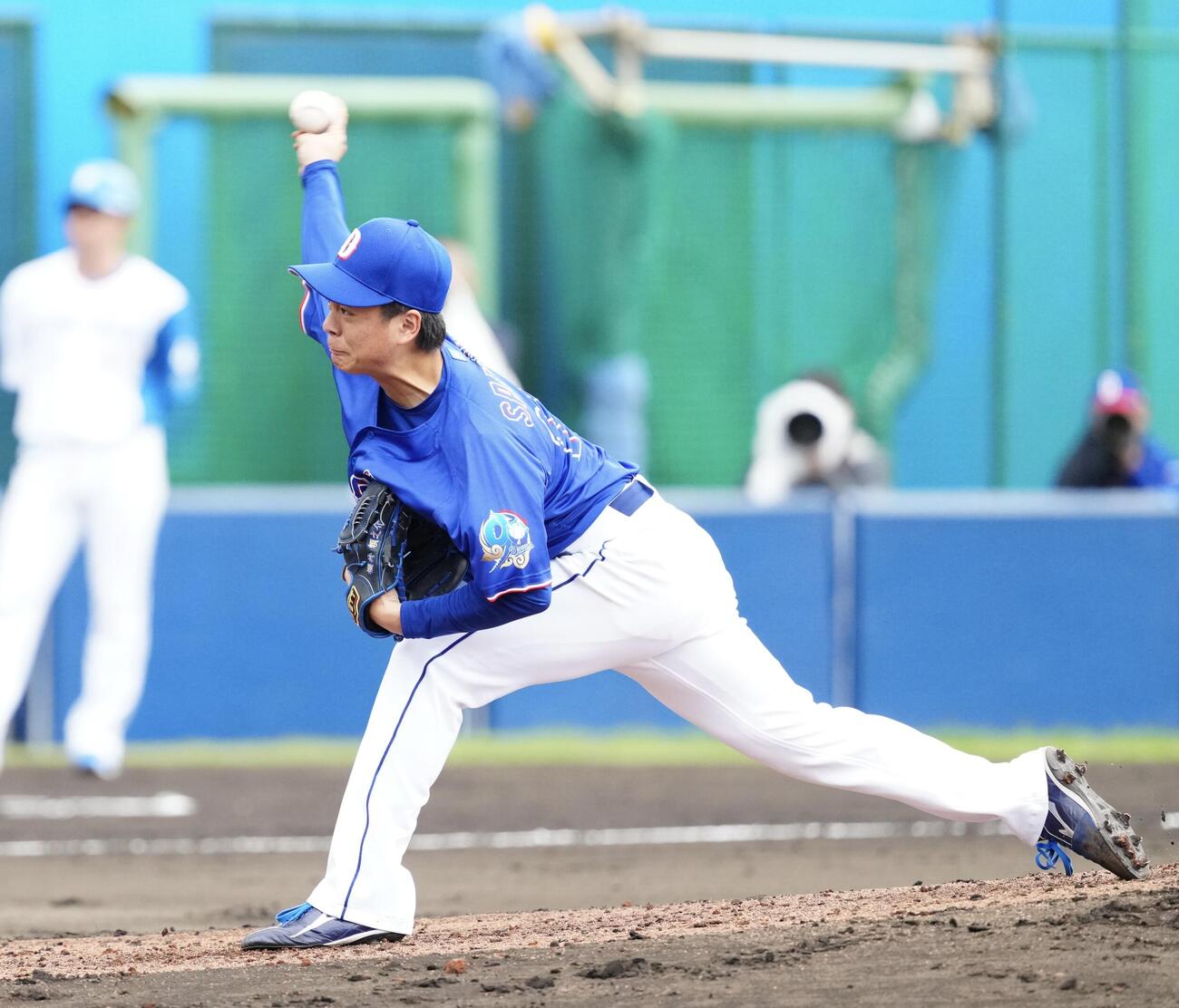 日本ハム対中日　中日2番手の桜井（撮影・江口和貴）