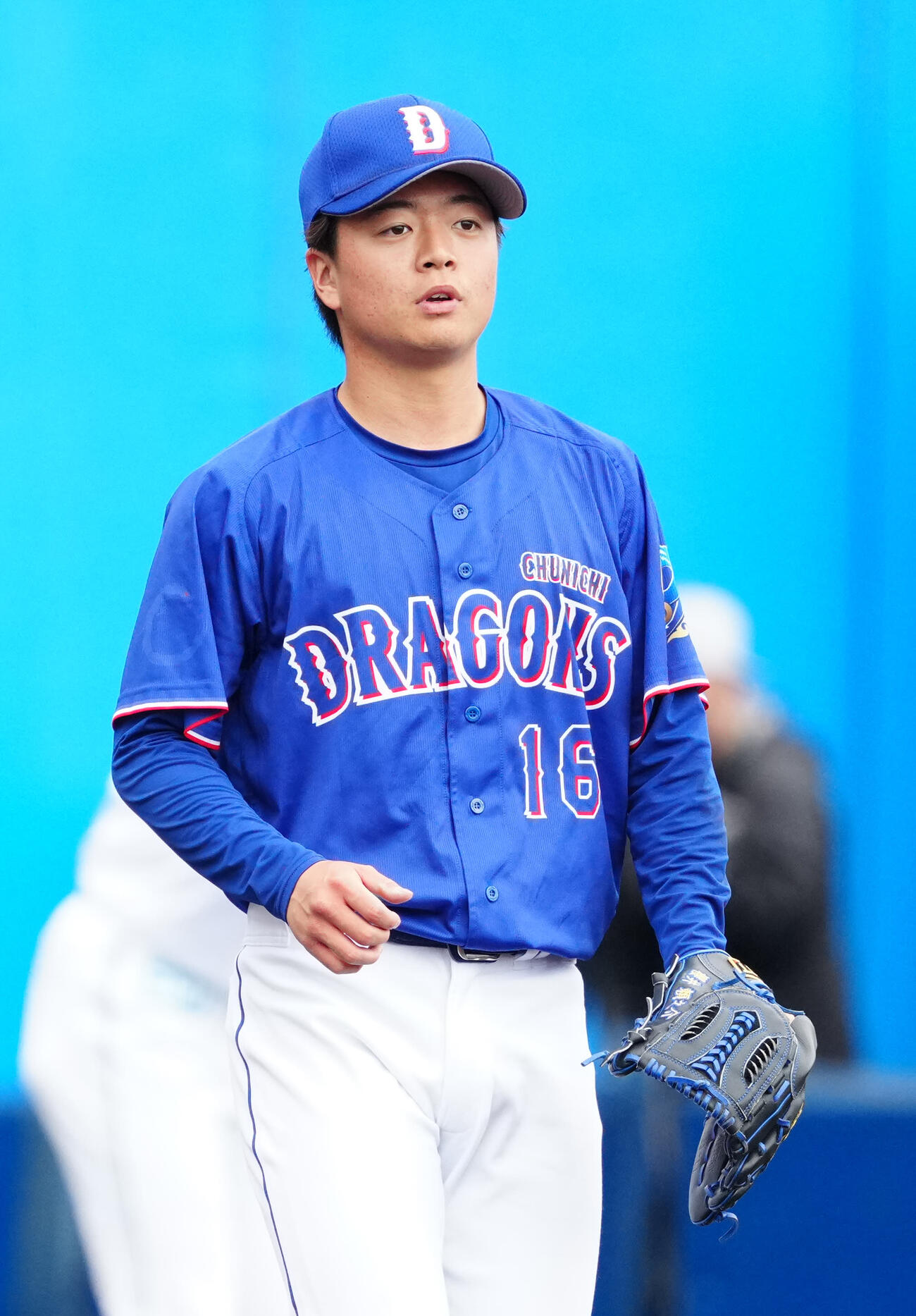 日本ハム対中日　3回裏日本ハム2死満塁、清宮を遊ゴロに仕留めた桜井（撮影・江口和貴）