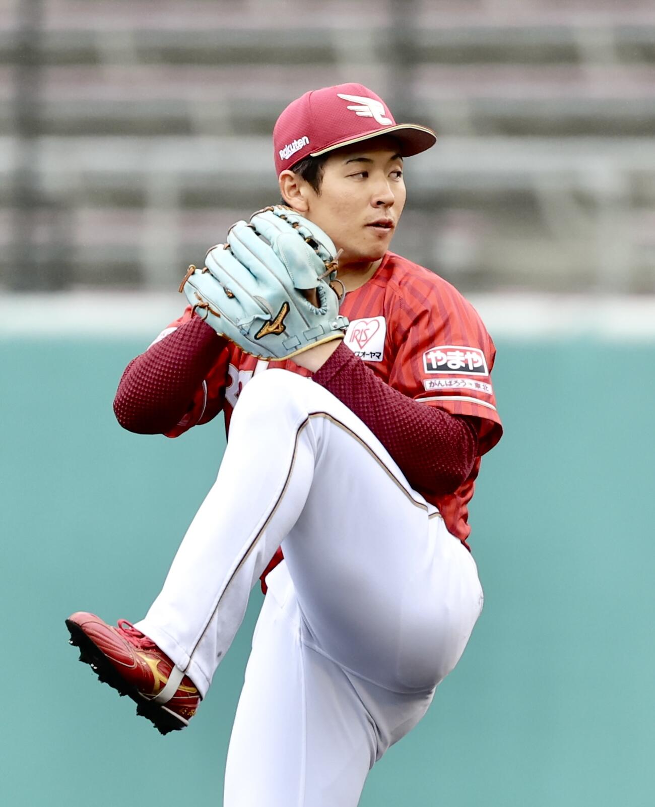 広島対楽天　9回裏、楽天5番手で登板する九谷（撮影・河田真司）