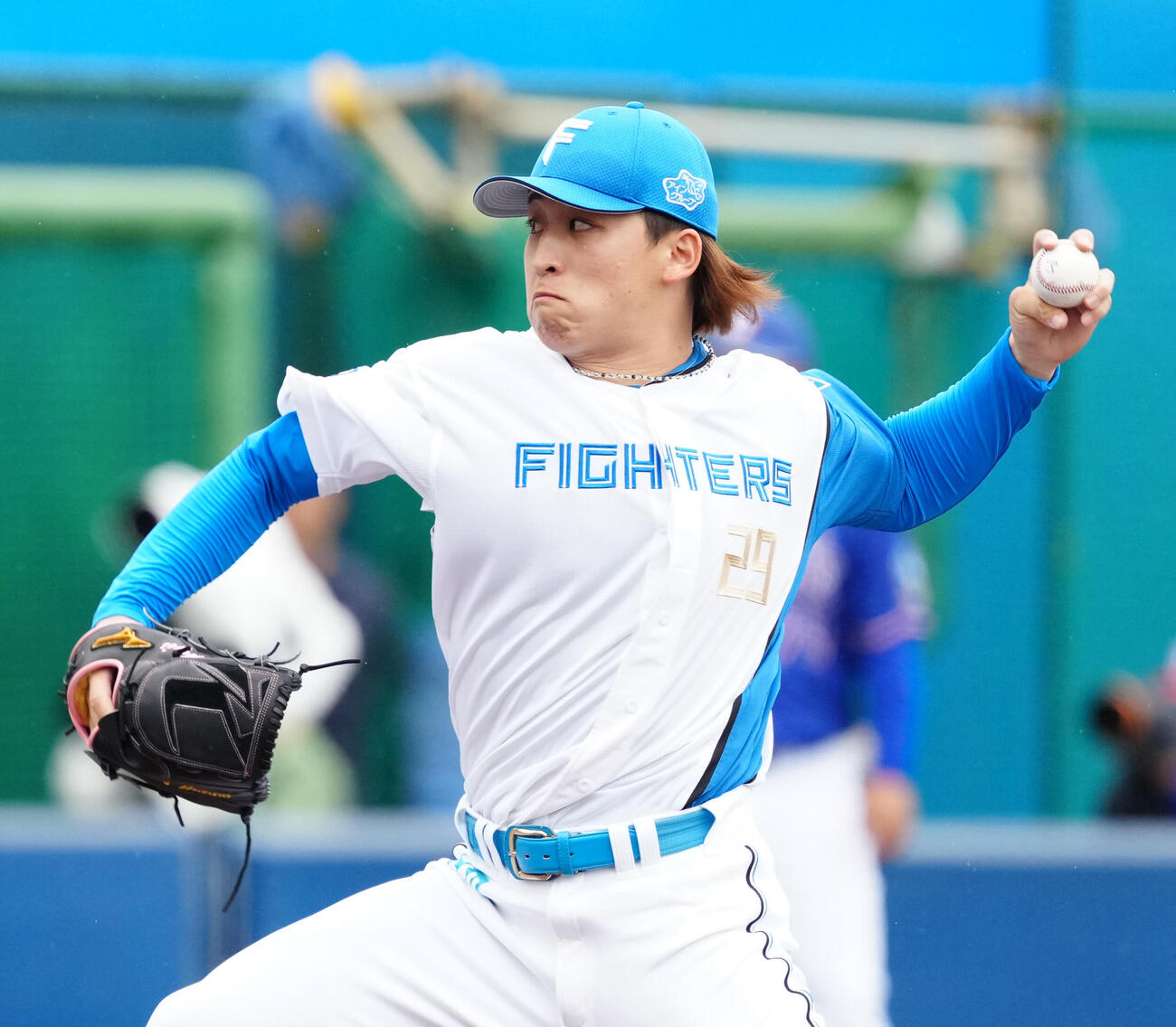 日本ハム対中日　日本ハム先発の細野（撮影・江口和貴）