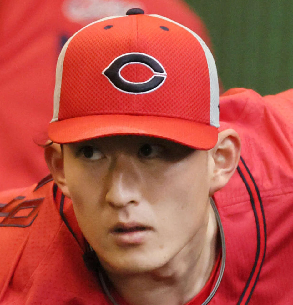広島ドラフト2位の斉藤汰直投手（2026年2月撮影）