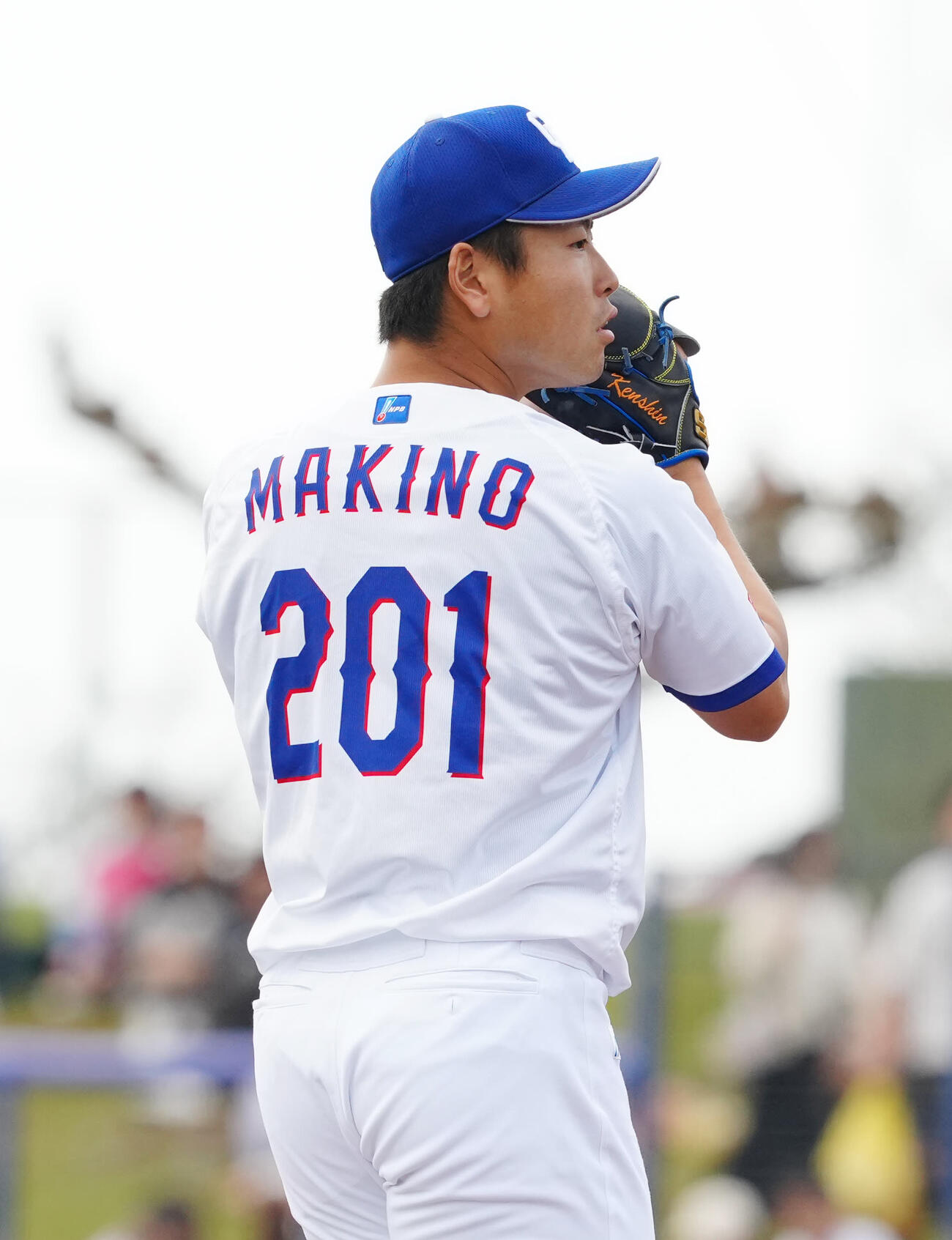 中日対日本ハム　中日3番手の牧野（撮影・江口和貴）