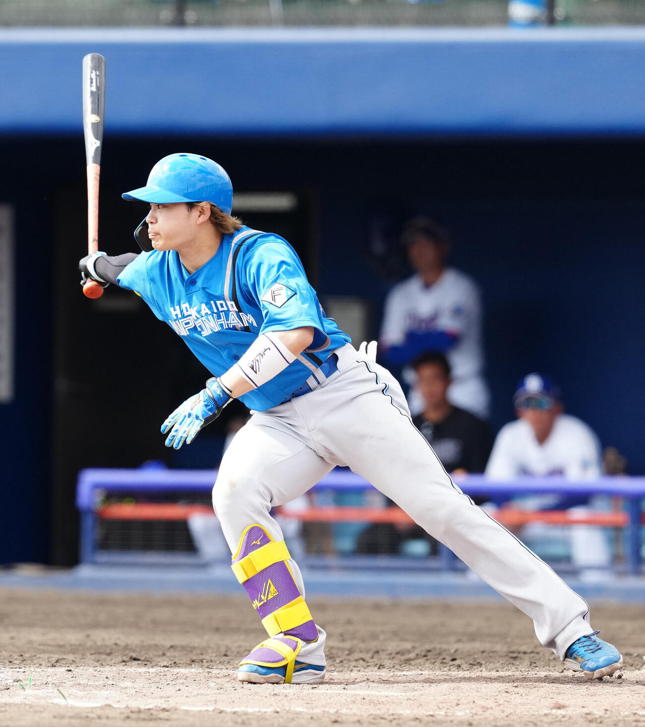 中日対日本ハム　3回表日本ハム1死三塁、田宮の一ゴロの間に三塁走者水野が生還する（撮影・江口和貴）