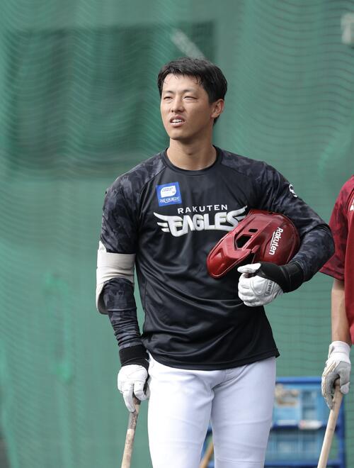 楽天】辰己涼介、日当直喜、育成の水上桂が2軍の宮崎・日向キャンプに