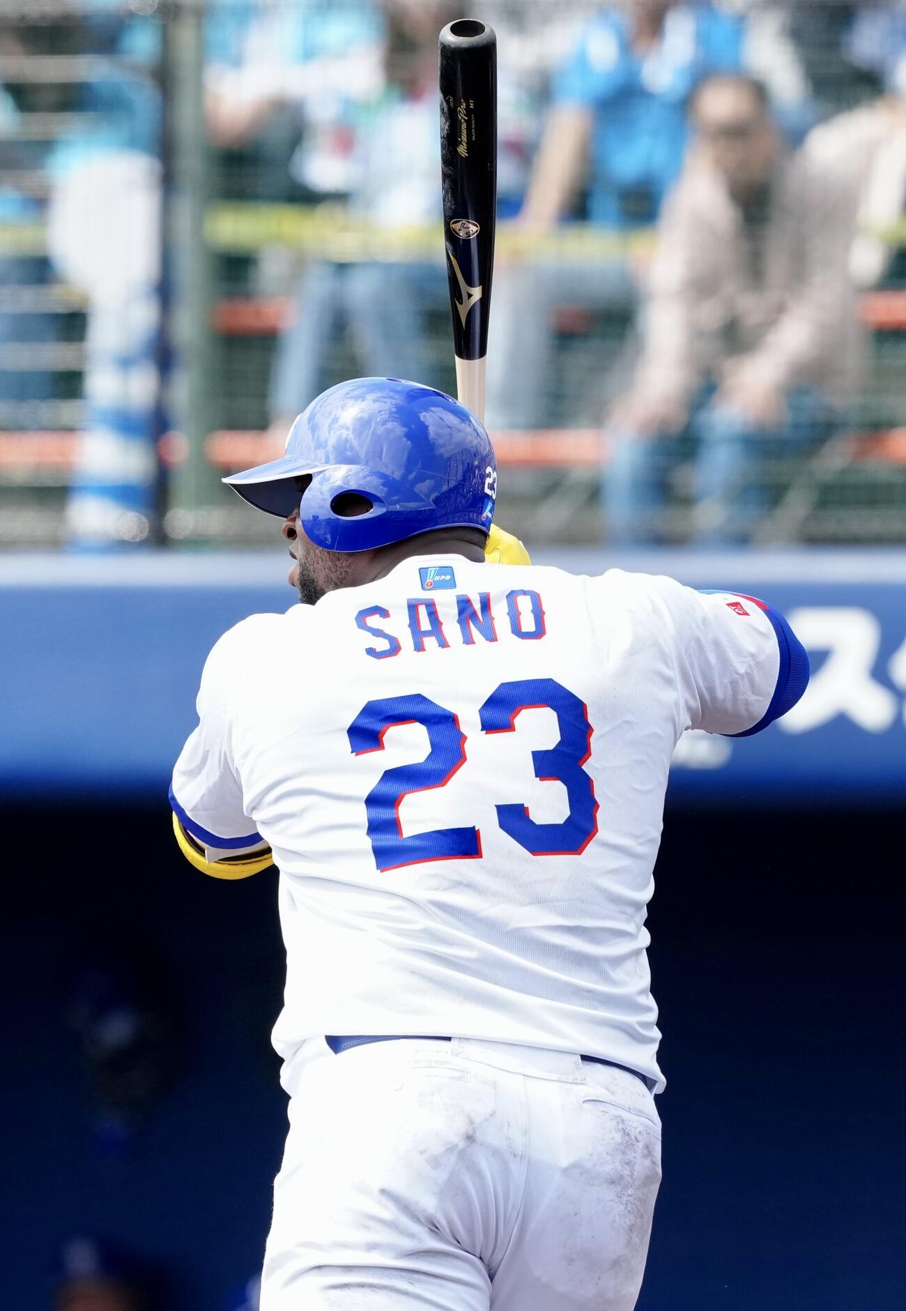 中日対日本ハム　1回裏中日1死、打席に立つサノー（撮影・江口和貴）