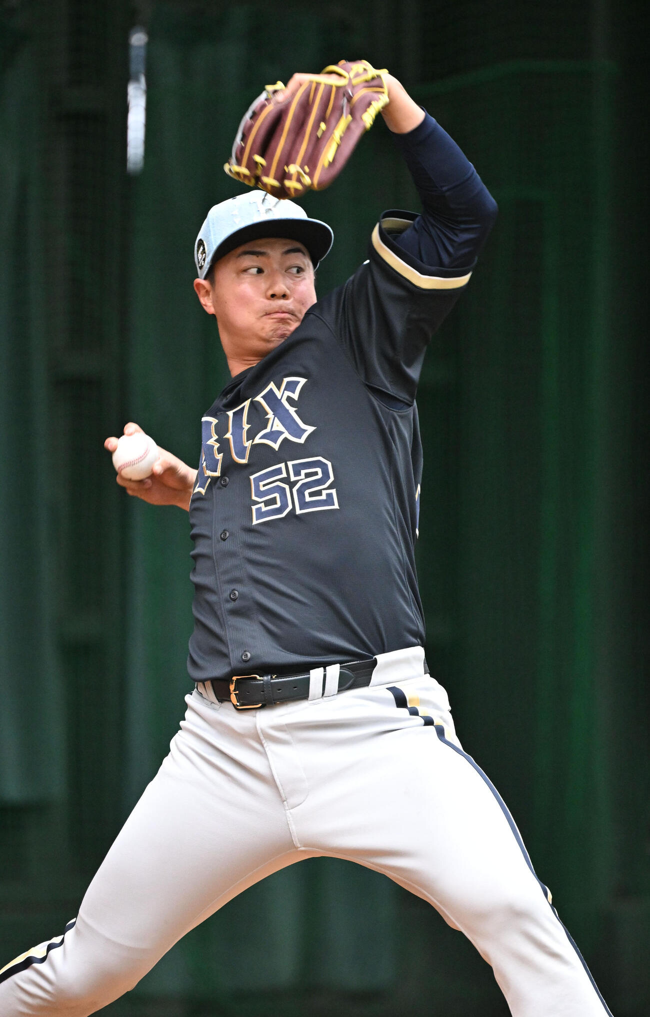 オリックス横山楓（2026年2月6日撮影）