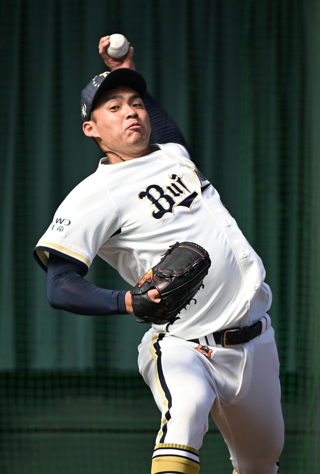 オリックス佐藤一磨（2026年2月3日撮影）