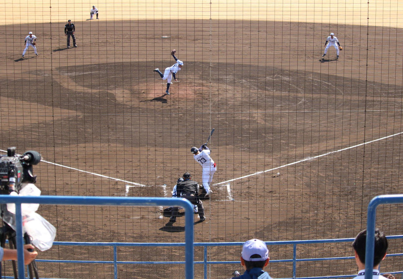 西武は紅白戦を行わずケース打撃を重ねる（撮影・金子真仁）