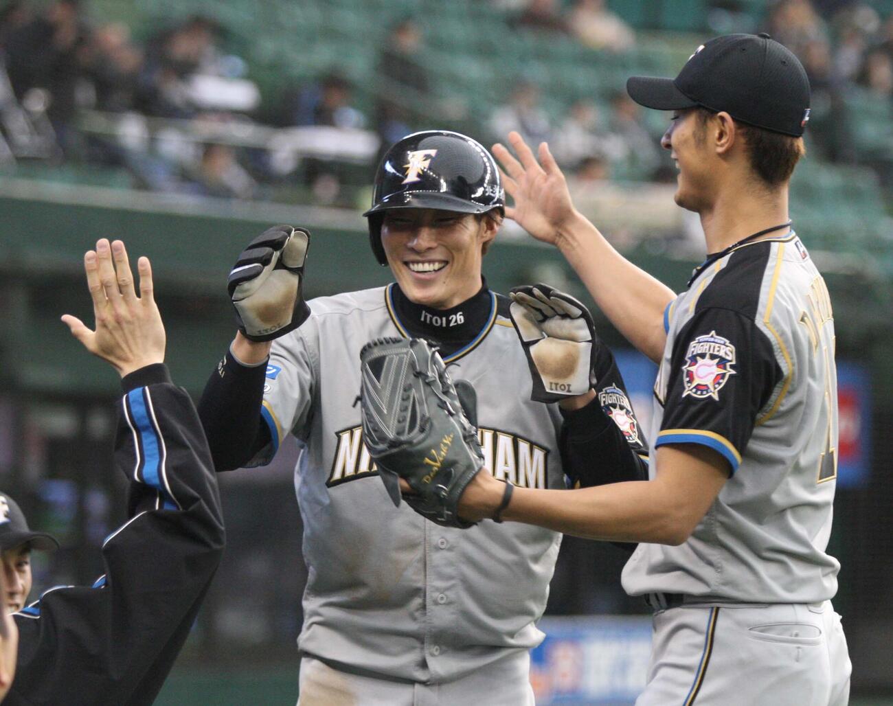日本ハム時代の糸井氏とダルビッシュ