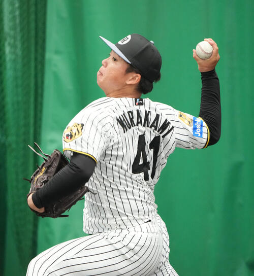 阪神】村上頌樹 オープン戦登板に向けて「しっかりとストライクが入る