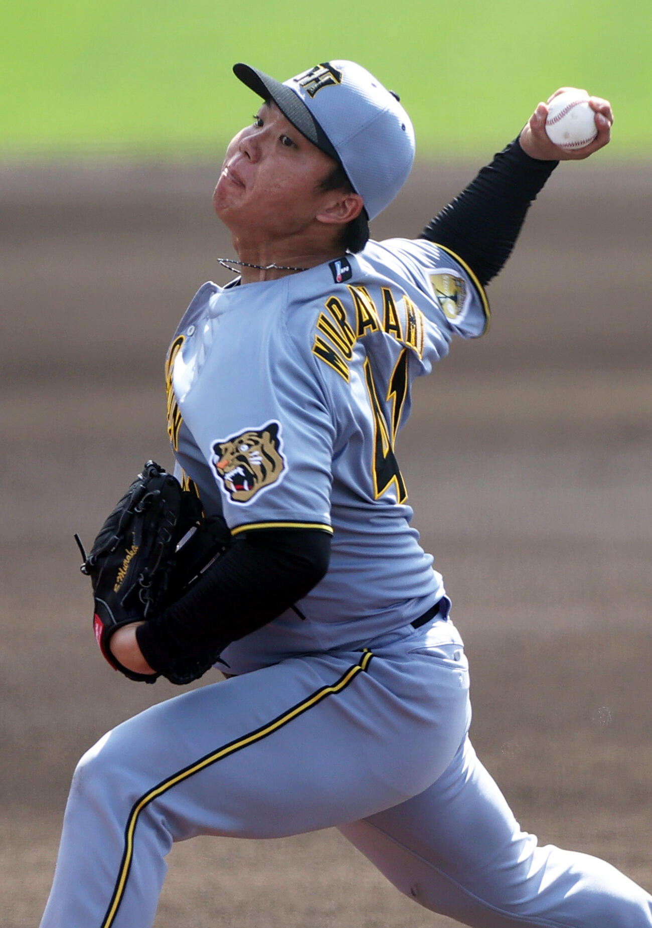 オープン戦　ヤクルト対阪神　阪神先発の村上（撮影・上山淳一）