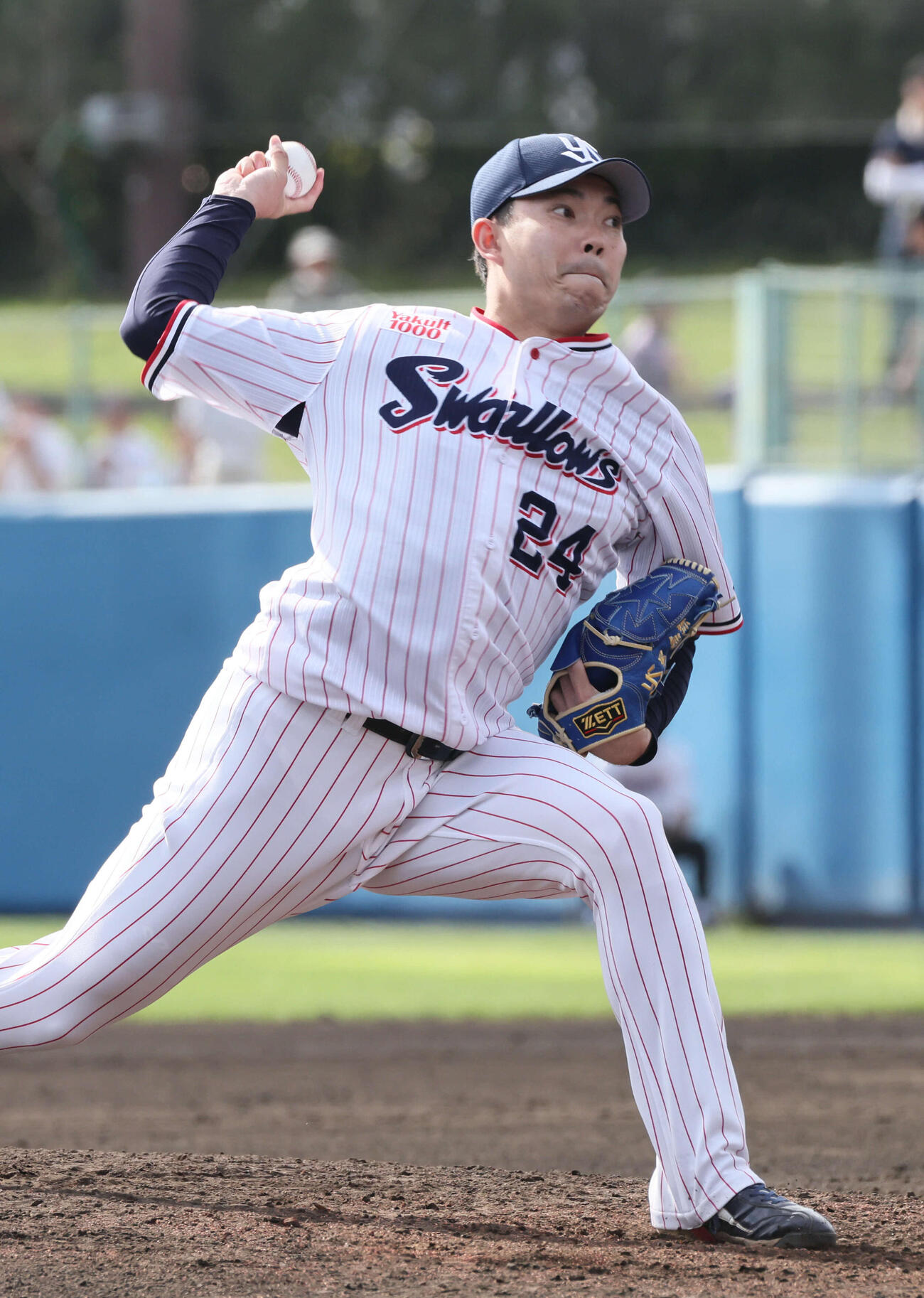 ヤクルト対広島　9回表広島、ヤクルト4番手の星（撮影・加藤孝規）