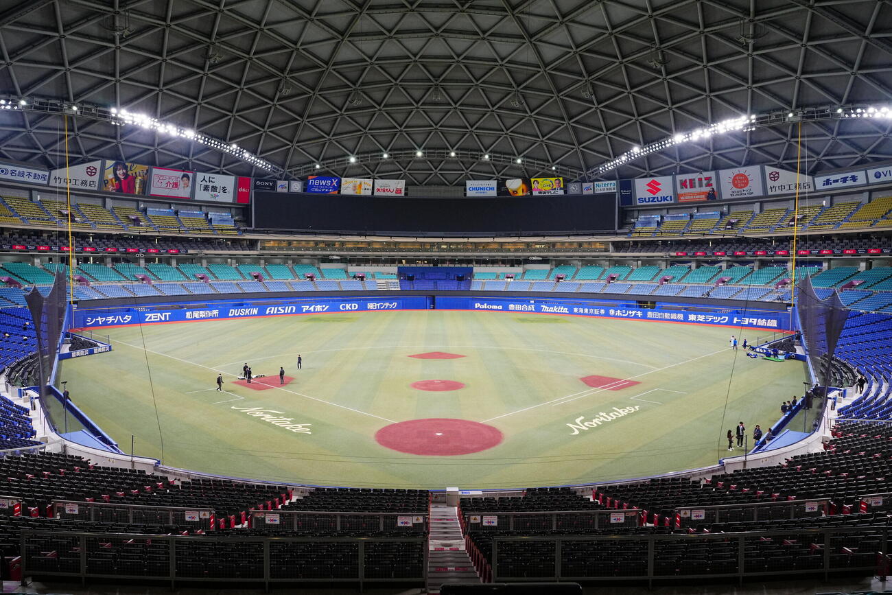 侍ジャパンの壮行試合が行われるバンテリンドーム（撮影・垰建太）